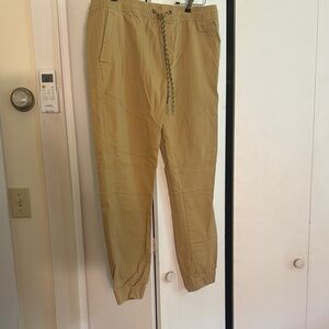 Men’s XL Burnside Stretch Moto Jogger in khaki nice gently used